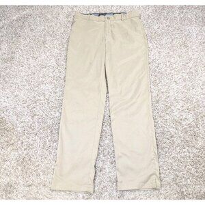 Nike Dri-Fit Golf Pants Mens 32x32 Beige Khaki Chino Performance Standard Fit